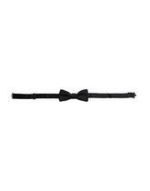 Dolce & Gabbana Black Silk Adjustable Neck Men Bow Tie -  Neckties, Men -  Dolce & Gabbana.